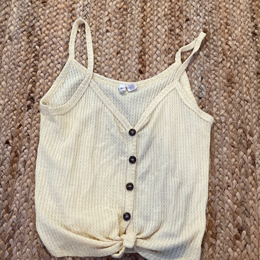 Yellow tank-top